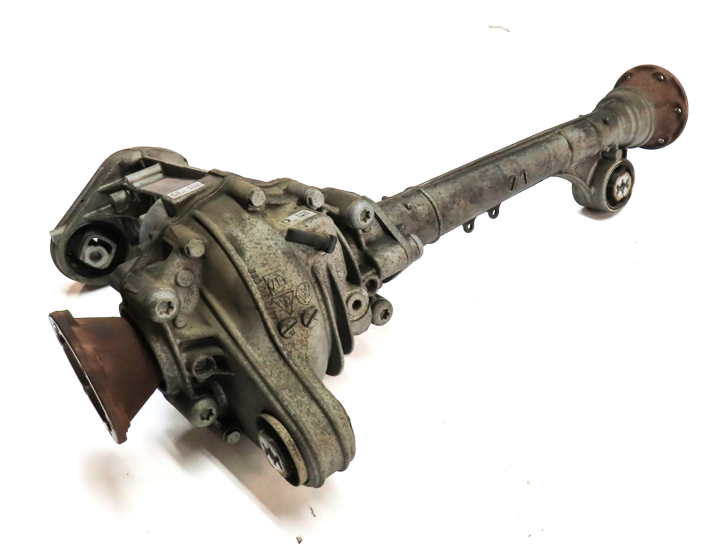 11-17 VW TOUAREG AUDI Q7 (4L) 3.0L 3.6L FRONT DIFFERENTIAL GEAR CARRIER (AGT) — exact item pictured
